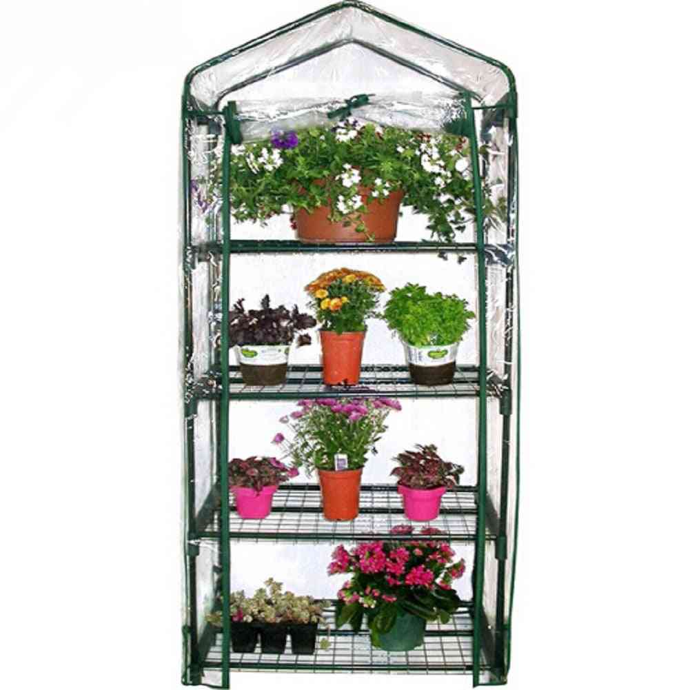 Anti-uv Four Floors Plant Mini Garden Waterproof Greenhouse Cover