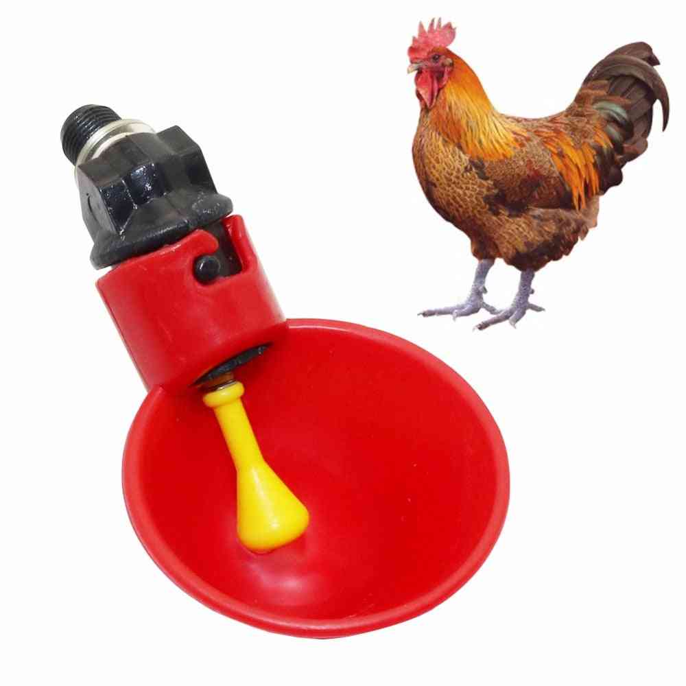 Automatic Quail Plastic Poultry Chicken Fowl Water Drinking Cups - Breeding Equipment