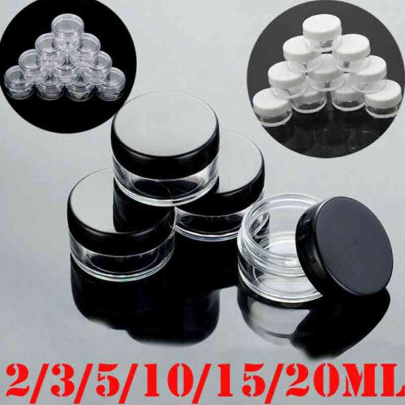 Empty Plastic Cosmetic Jars - Makeup Container Lotion Bottle