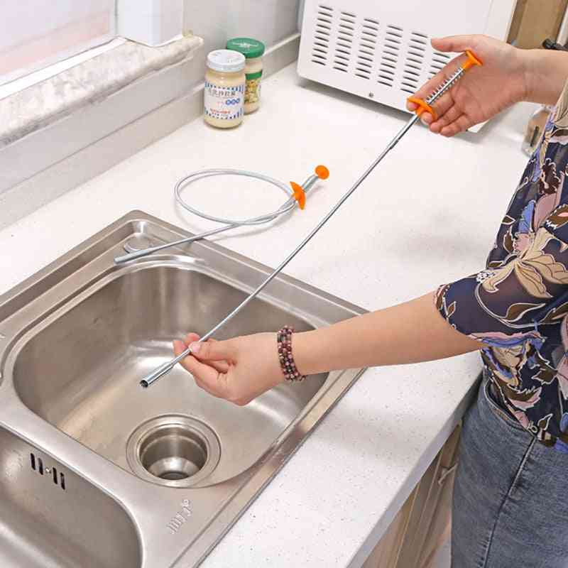 Orodje za grabež odtokov za umivalnik - prilagodljivo pobiranje krempljev z dolgim dosegom