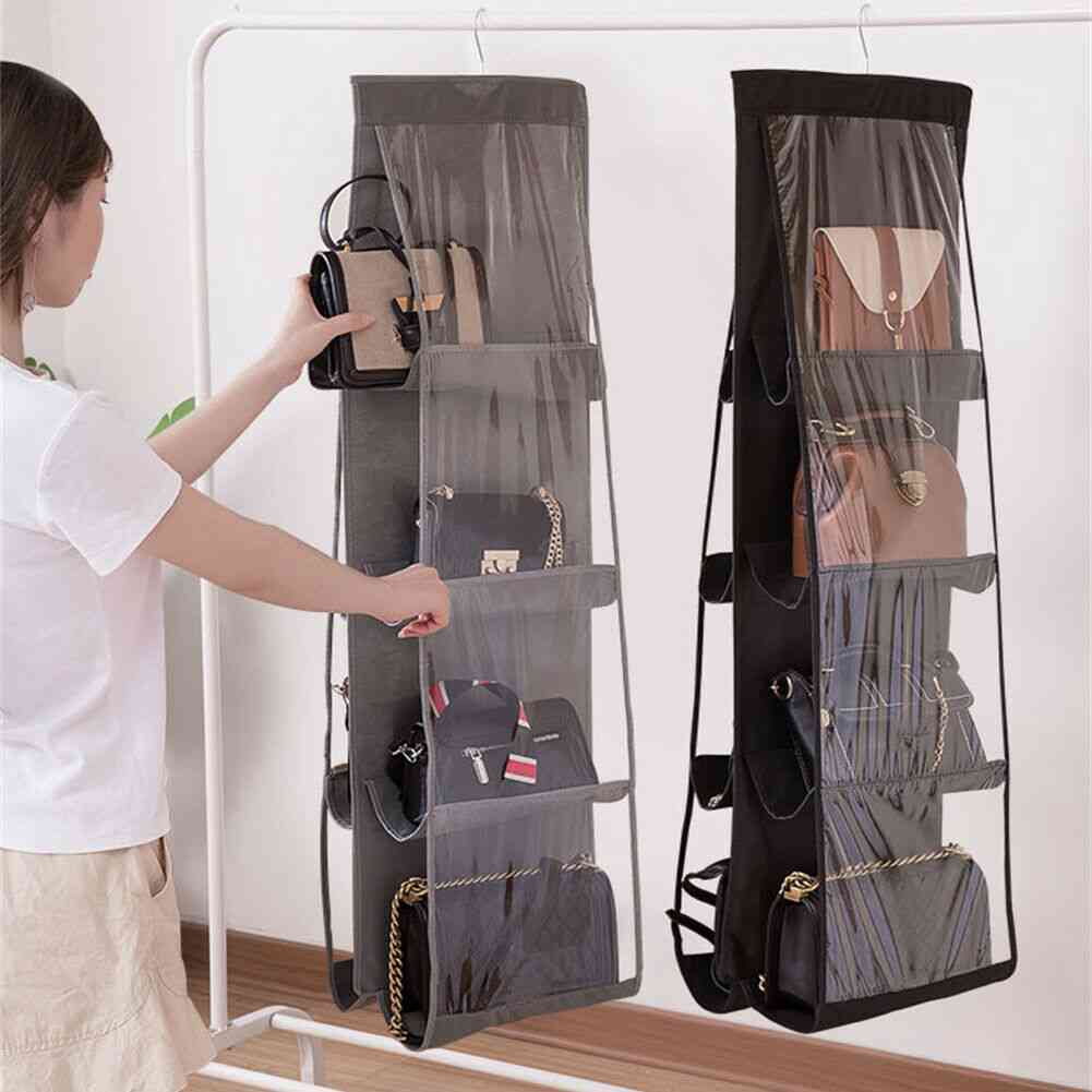 Large Storage Anti Dust Pocket, Foldable Hanging Organizer
