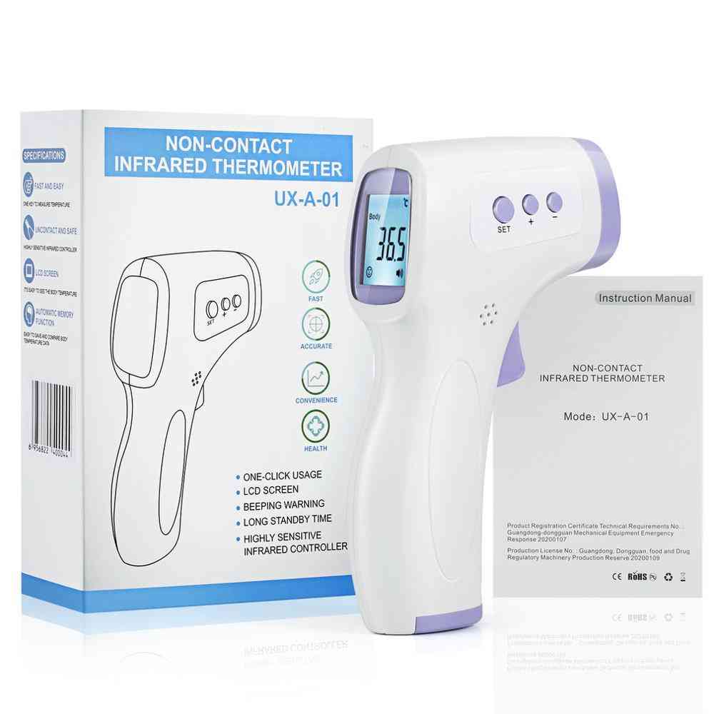 Ikke-kontakt digitalt medicinsk infrarødt termometer