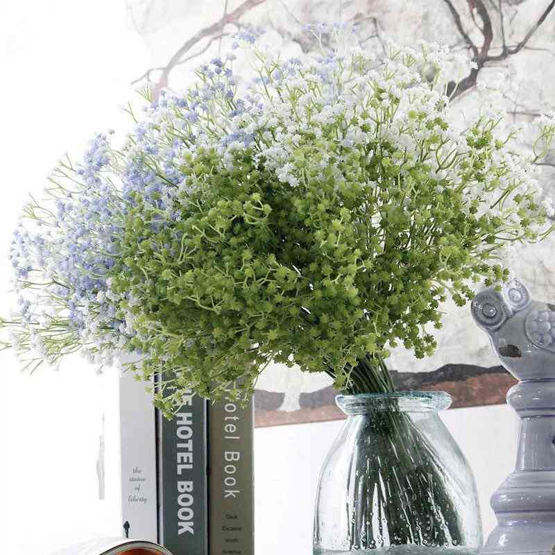 Artificial Baby's Breath Flower Gypsophila Fake Silicone Plant For Decoration