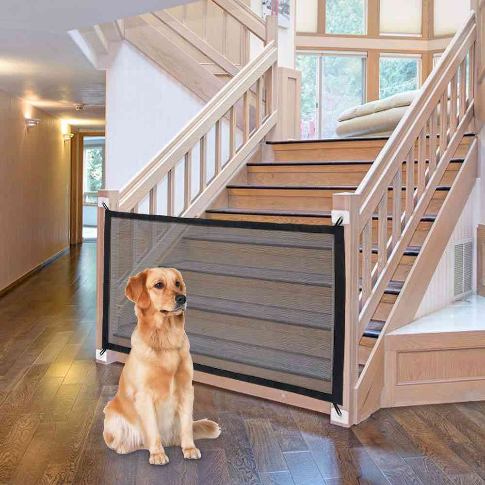 Dog Gate Ingenious Mesh Fence For Indoor And Outdoor Safe Gate Safety Enclosure Supplies, Dog Safety Net