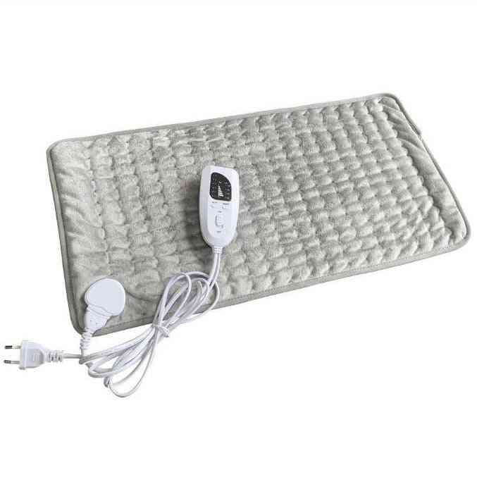 6 Level Electric Heating Timer Pad For Shoulder, Neck Back Spine, Leg Pain Relief Winter Warmer
