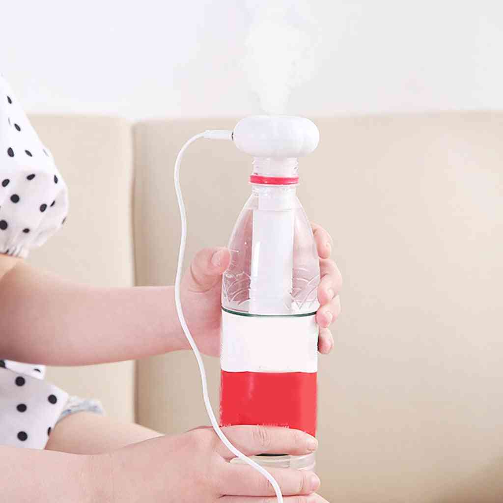Outdoor, Travel, Office Portable Mini Water Bottle Caps Usb Humidifier