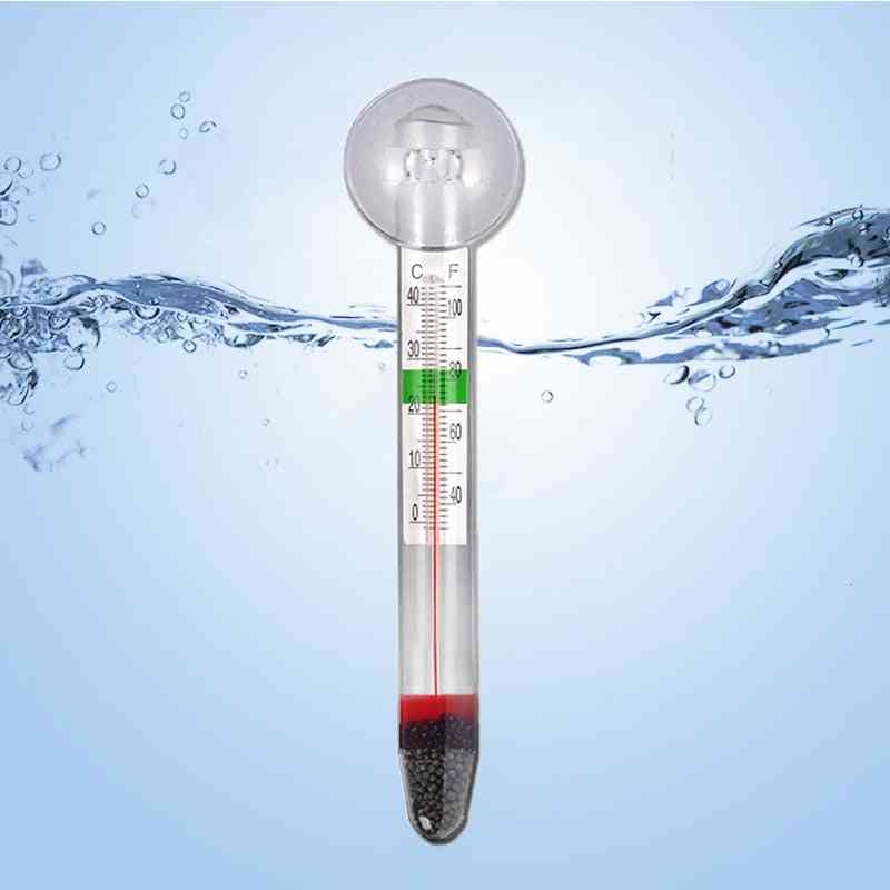 Termómetro de acuario - accesorios de tanque de peces de vidrio sumergible para temperatura del agua - 1 / 11x1.1cm