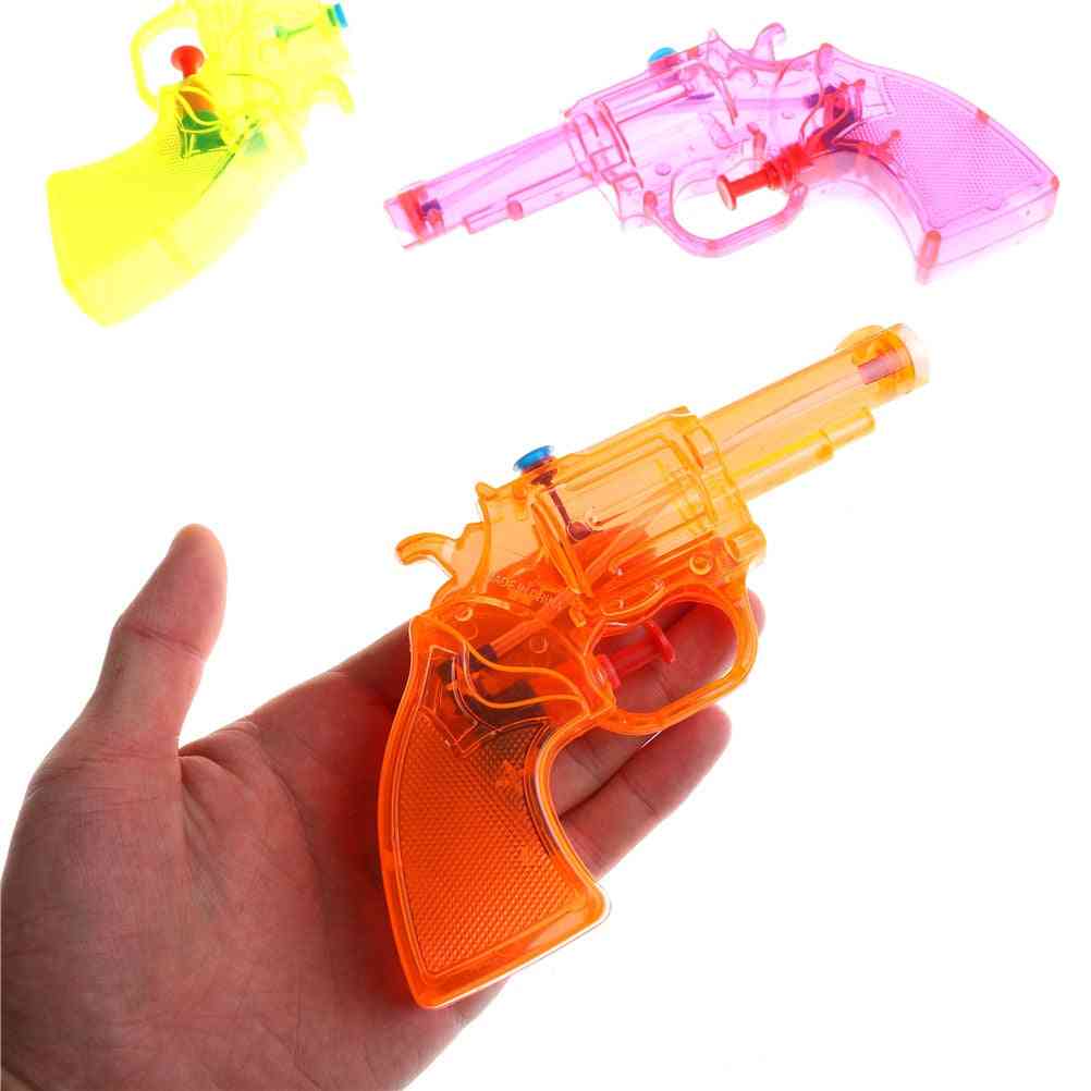 Transparentná striekacia vodná pištoľ - letná vonkajšia hračka