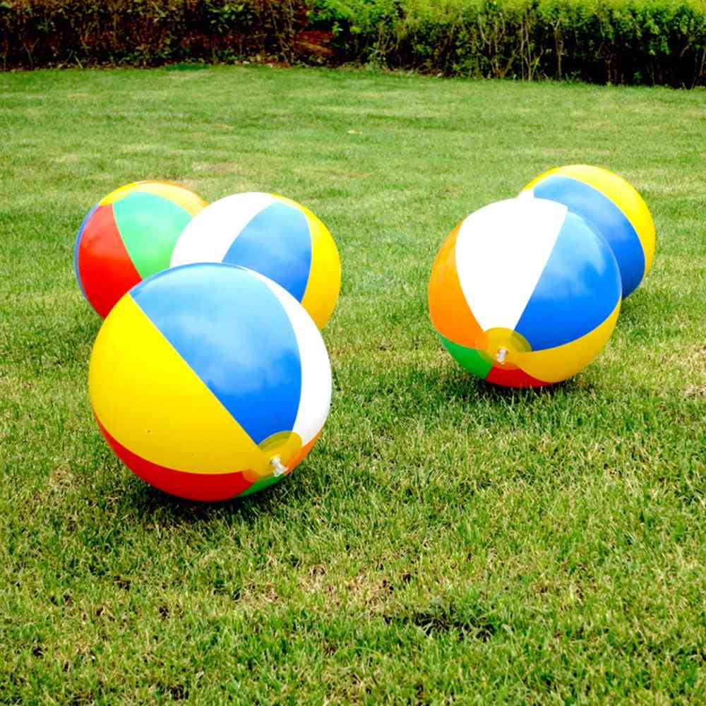Divertidos brinquedos infantis balões de bolas infláveis coloridas piscina jogo festa jogo de água brinquedos de bolas de esportes de praia para crianças - 25 cm