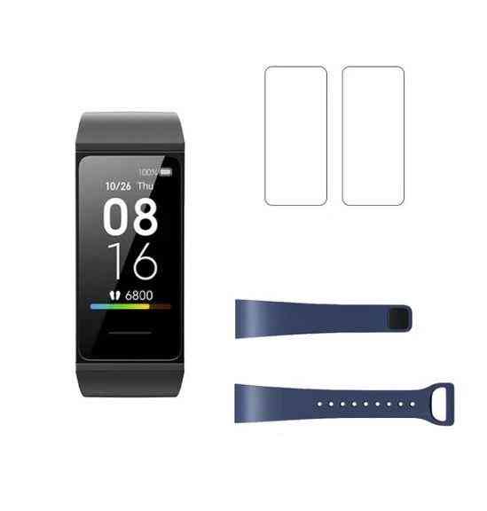 Bracelet étanche tactile et fréquence cardiaque intelligente fitness-tracker sport bluetooth 5.0 - noir