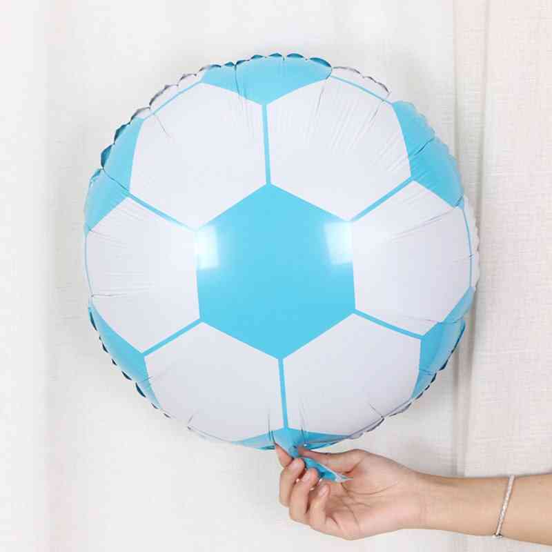 20pcs 10inch Soccer Foil Balloons Football Sport Theme Party Decoration Balls