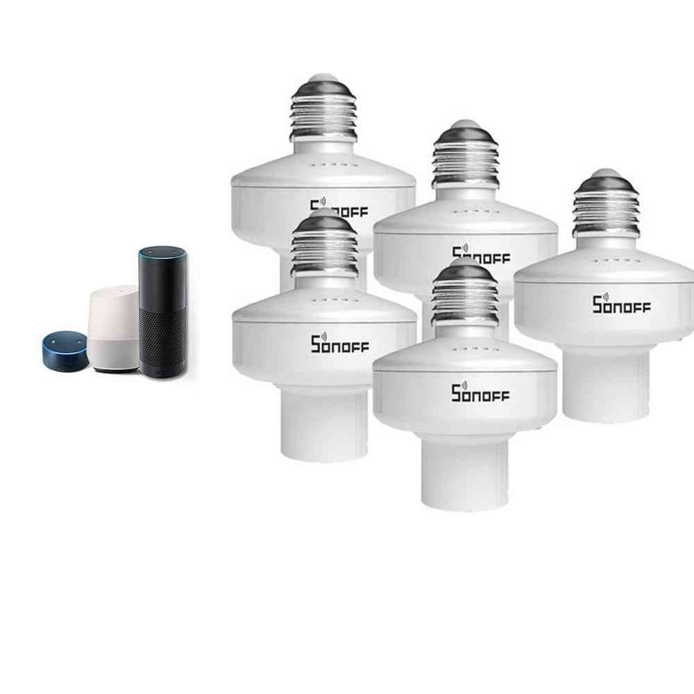 Ny smartpæreadapter - lampeholder & trådløs fjernkontroll, stemmekontrollbryter