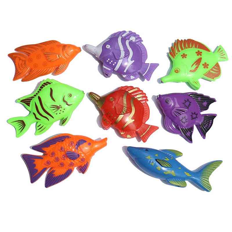 Fiskespil til børn - magnetisk fiskestanglegetøj, udtrækkelig stang til børn - 1 stk