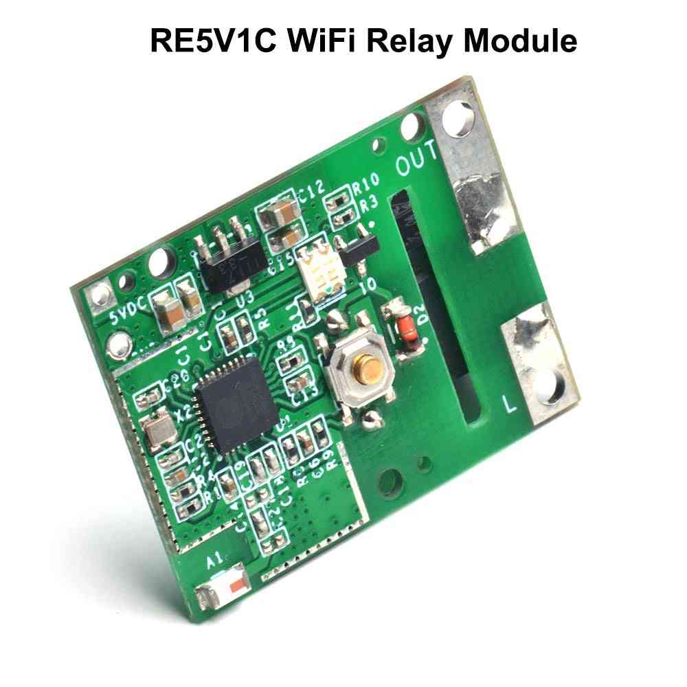 Re5v1c relé kutilství 5v inching - samosvorné, wifi-switch modul