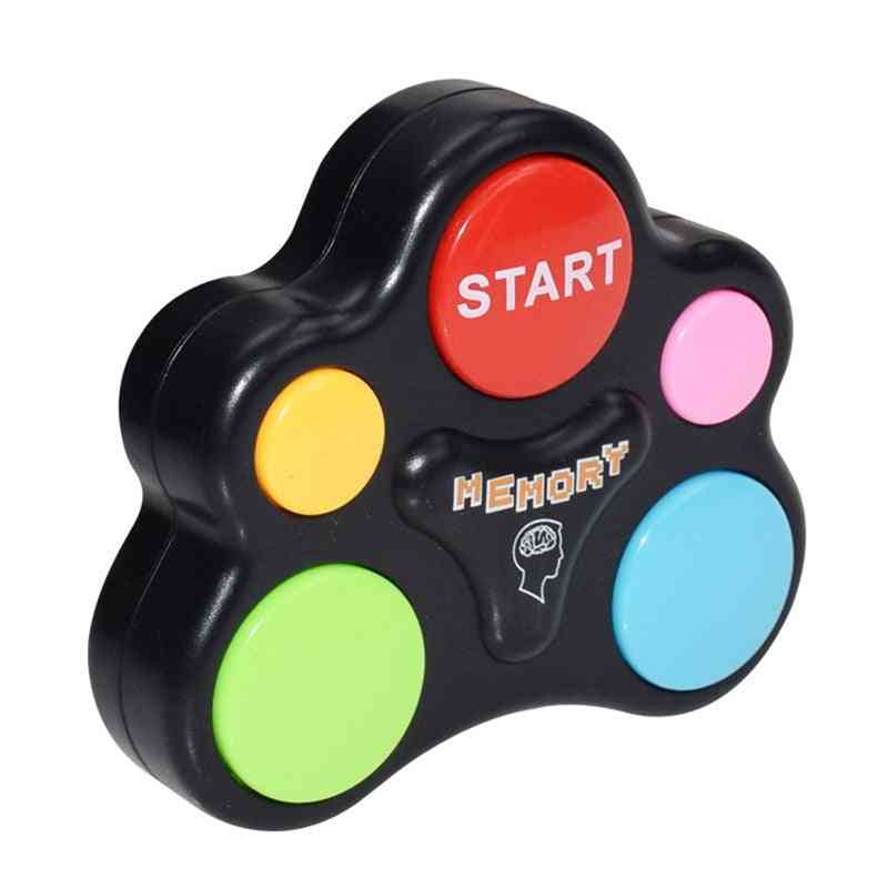 Macchina da gioco educativa di memoria con luci suona giocattolo - macchina da allenamento interattiva divertente per i bambini - a