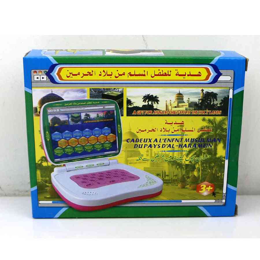 Arabisk sprog mini tabletcomputer legetøj, læringsmaskine med 18 kapitler hellig koran tidligt uddannelsesmæssigt for muslimske børn - bule