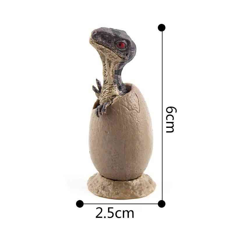 3st / set dinosaurie handgjord modell halvkläckt dinosaurie äggmodell med piedestal roliga roman leksaker pojkar / flickor gåvor - som foto-200006153