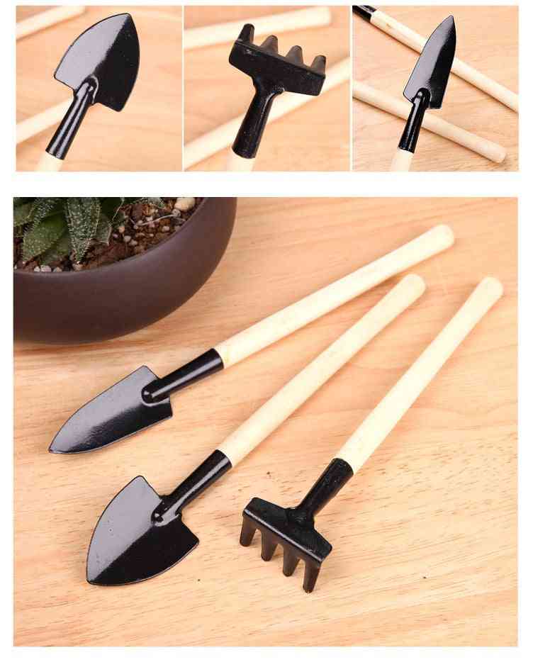 Mini spade, vedligeholdelse af potteplanter - skovle i træhåndtag - Kina