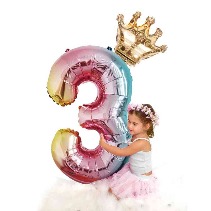 Number Foil Balloons For Party Decorations