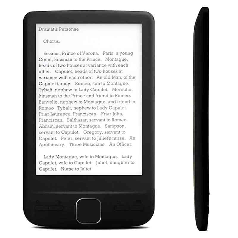 ултра тънък, 4,3-инчов екран с електронно мастило, цифров четец на електронни книги