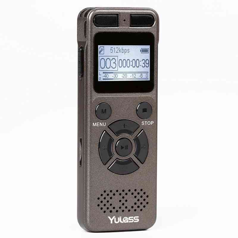 Professional Portable Digital Voice, Audio Recorder With Usb Support