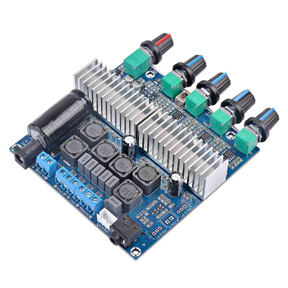 Hifi Digital Power Amplifier - Assembled 2.1 High Power, Subwoofer Bass Board