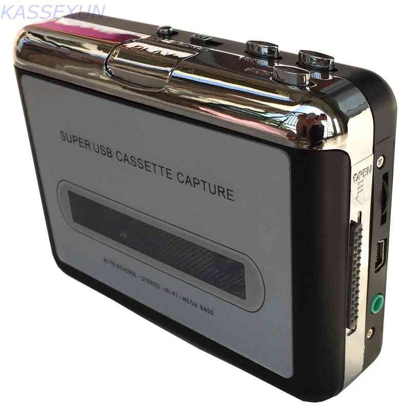 Kassettinspelningskort, walkman kassettspelare, konvertera bandkassett till mp3 via pc -
