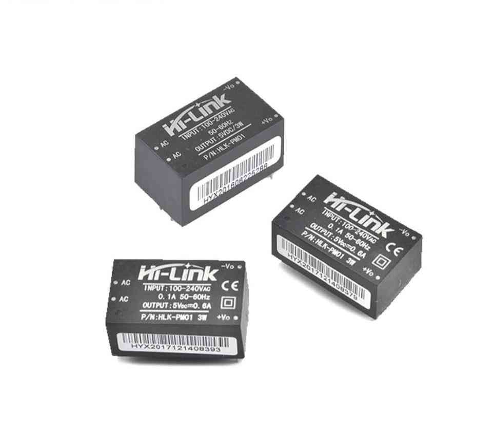 Hlk-pm01 220v To 5v 3w Isolated Ac To Dc Converter - Step-down Power Supply Module