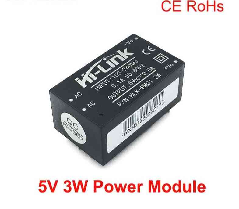 Ac To Dc 5v 3w Step Down Mini  Intelligent Household Power Supply Module, Converter