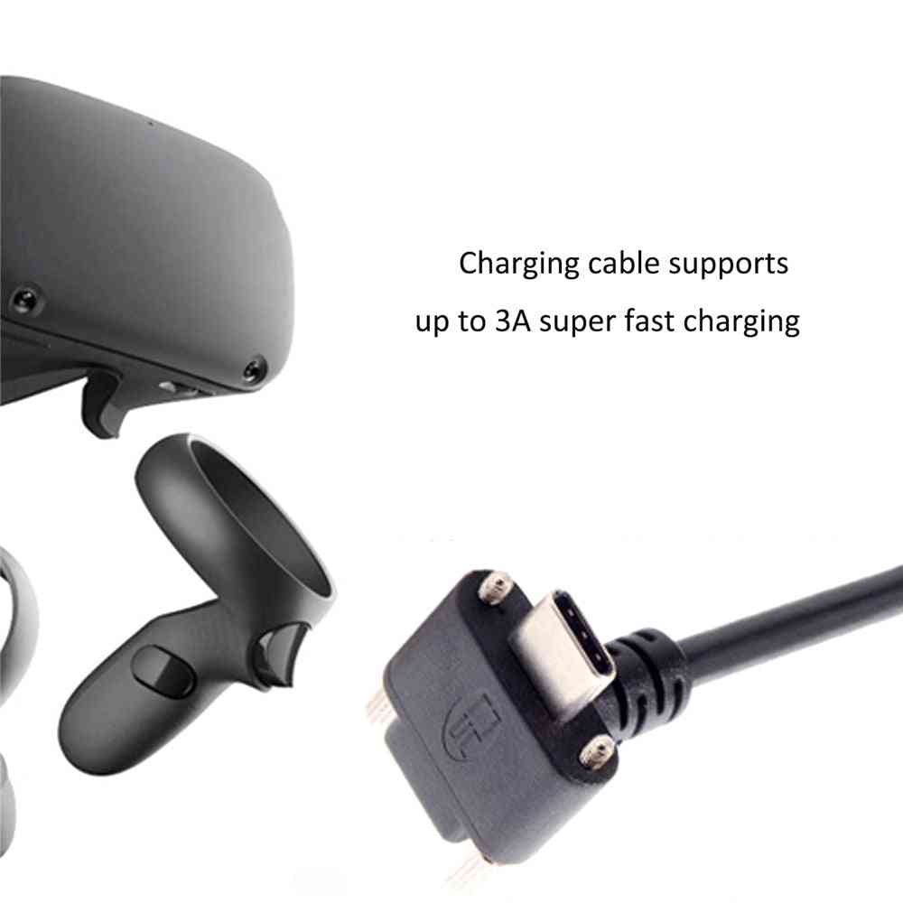 USB-Typ-C-Datenübertragungs-Schnellladekabel für die Unterstützung von Oculus Quest-Links für Steam-VR-Quest-Typ-C-zu-3.1-Datenkabel - 1 m