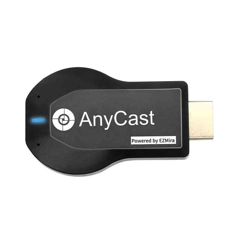 Anycast m2 plus bezprzewodowy hdmi media wideo wyświetlacz wi-fi 1080p, odbiornik klucza android adapter tv stick dlna airplay miracast -