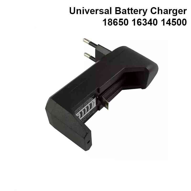 Deligreen universal 18650 batteri, li ion oppladbar smartlader for 14500, 16340 batterier - 1-kanals EU-plugg