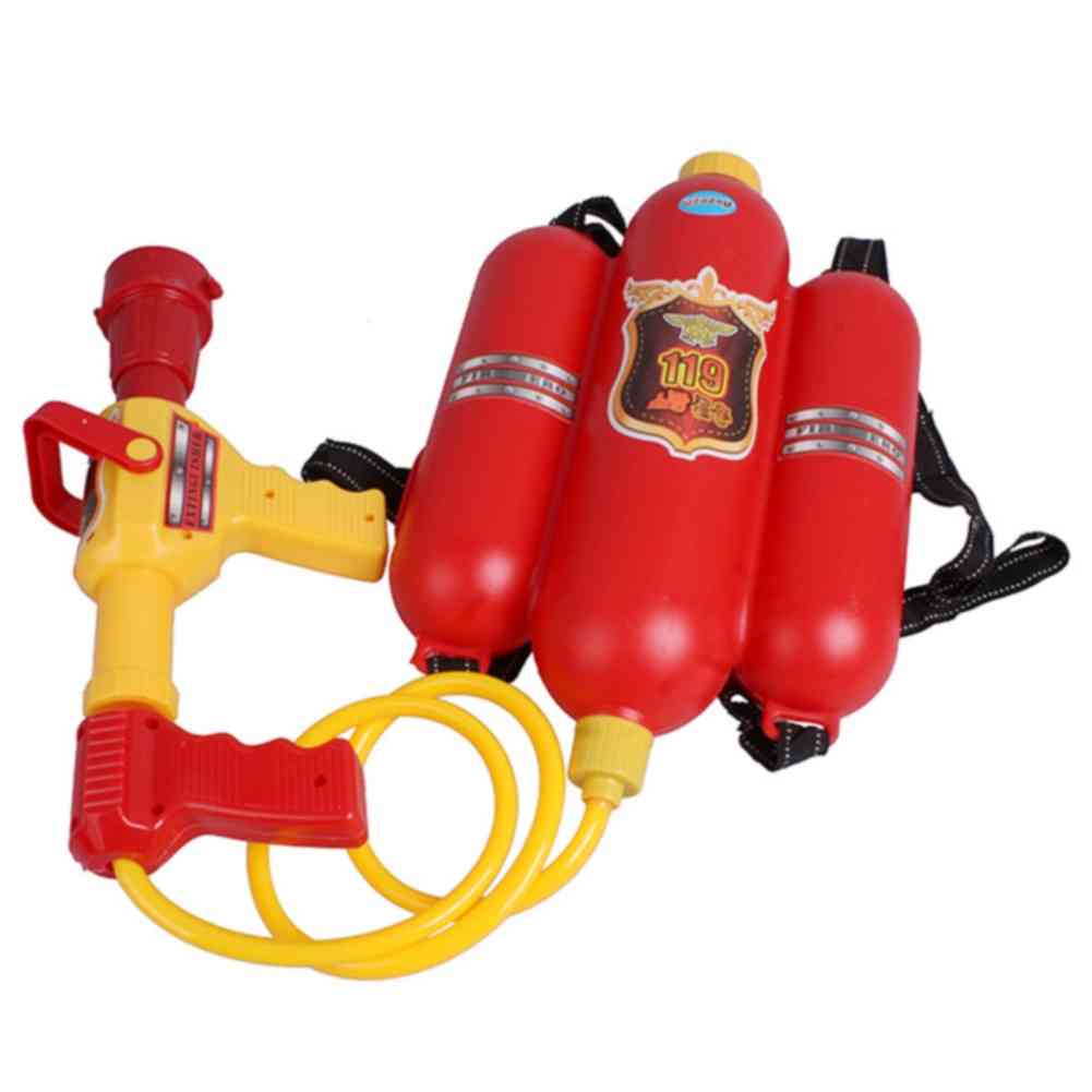 Oggetti di scena per esterni pistola ad acqua estiva per bambini - spruzzatore da spiaggia in plastica spruzzatore regalo per bambini giocattolo da vigile del fuoco durevole - secchio antincendio