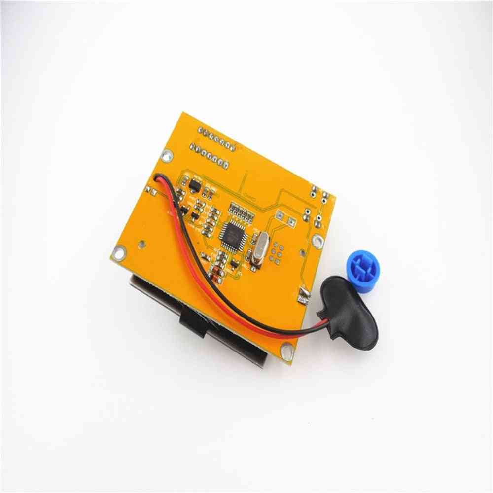 Transistor de compteur portable hw-308 esr - testeur d'écran numérique 12864 lcd -