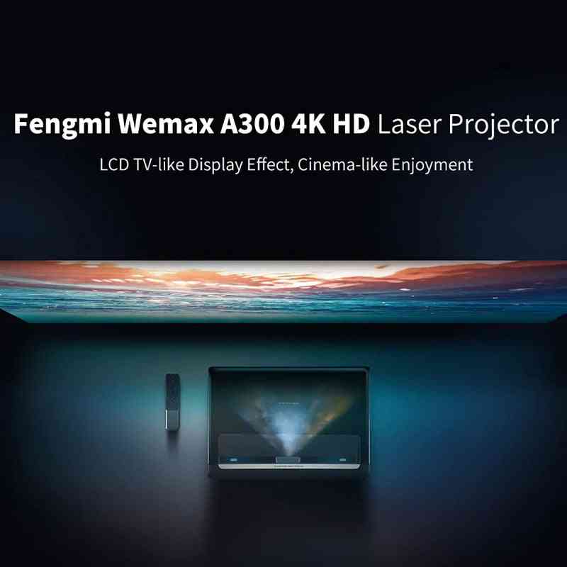 4k ultrarövid távú lézer projektor - 9000 ansi lumen alpd tv hangszóróval