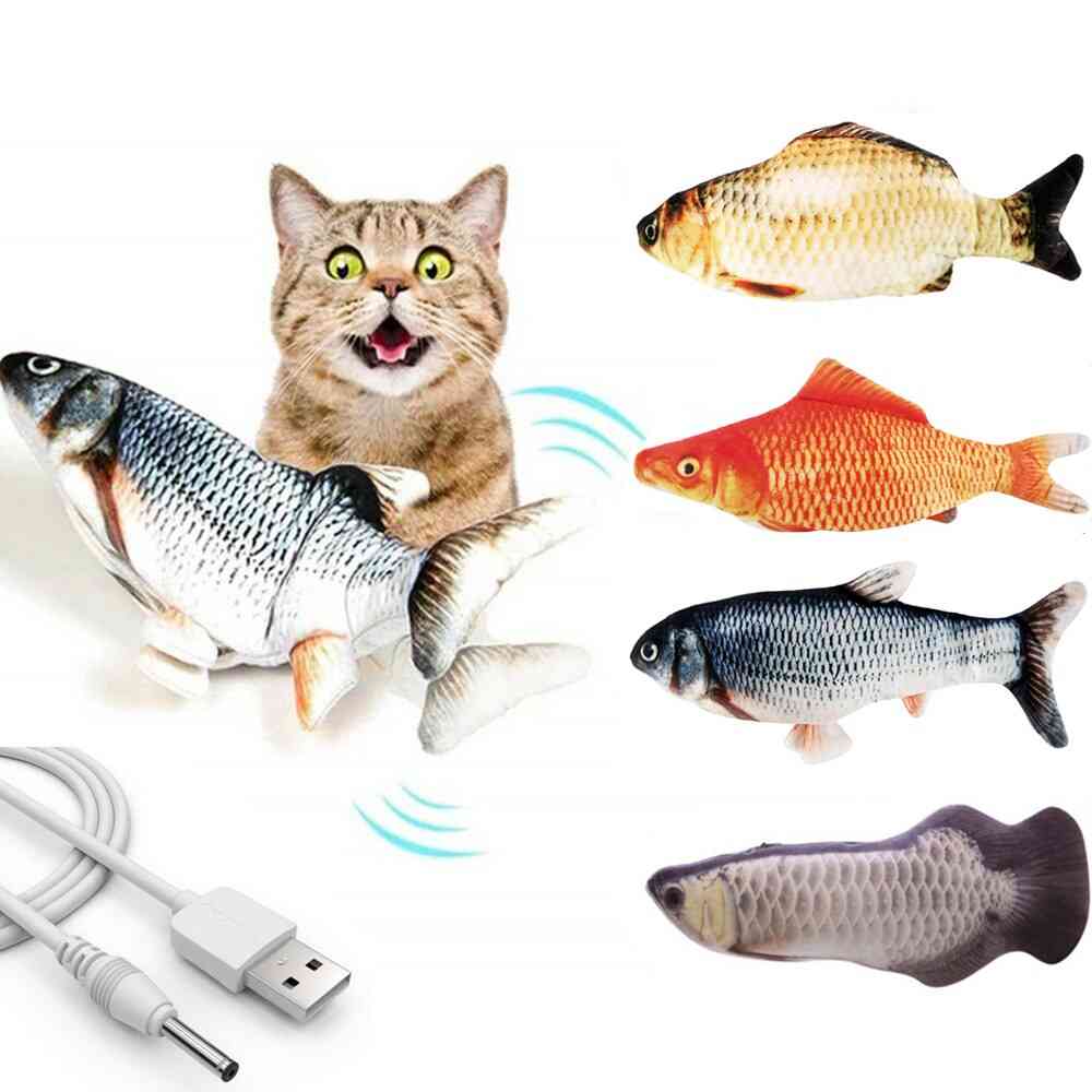 3D elektromos, usb töltésszimulációs haljáték háziállatok számára