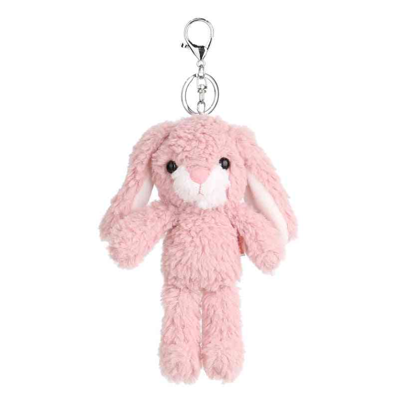 Śliczne 12cm wypchany królik pluszowe miękkie zabawki, poduszka dla dzieci lalka kreatywne prezenty urodzinowe - brązowe