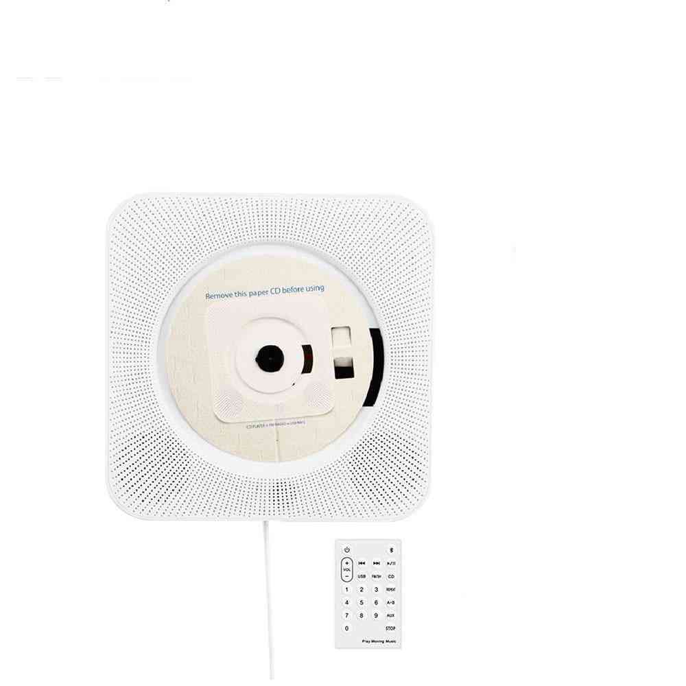 Wall Mounted Bluetooth Cd Player -portable With Remote Control