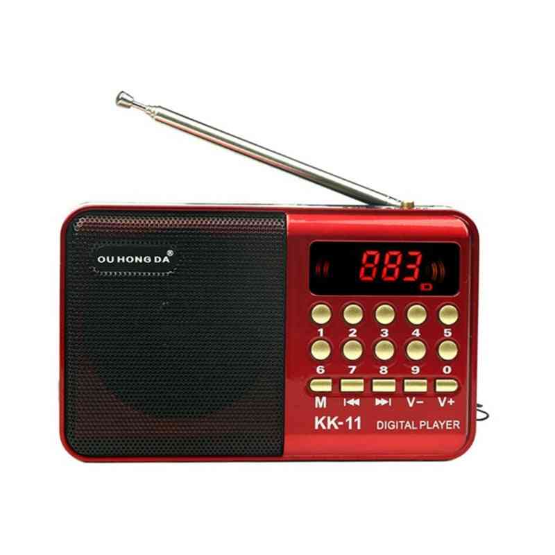 Radio Wireless Speakers & Music Player - Digital Mini Radio Multifunctional Fm Sound Recorder Insert Card