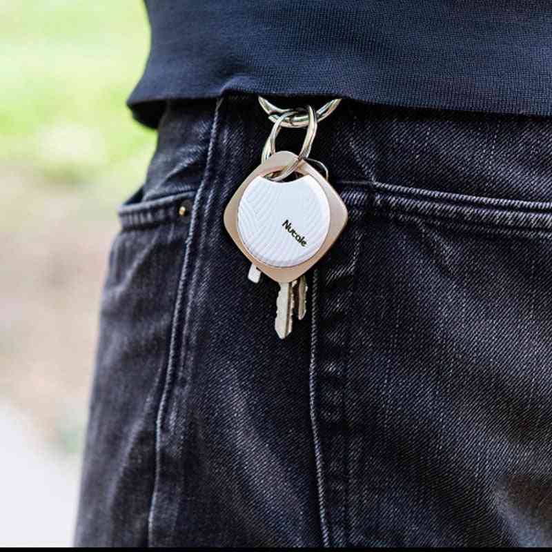 F9 focus smart key finder - mini tag bluetooth tracker, anti verloren herinnering - zwart en goud