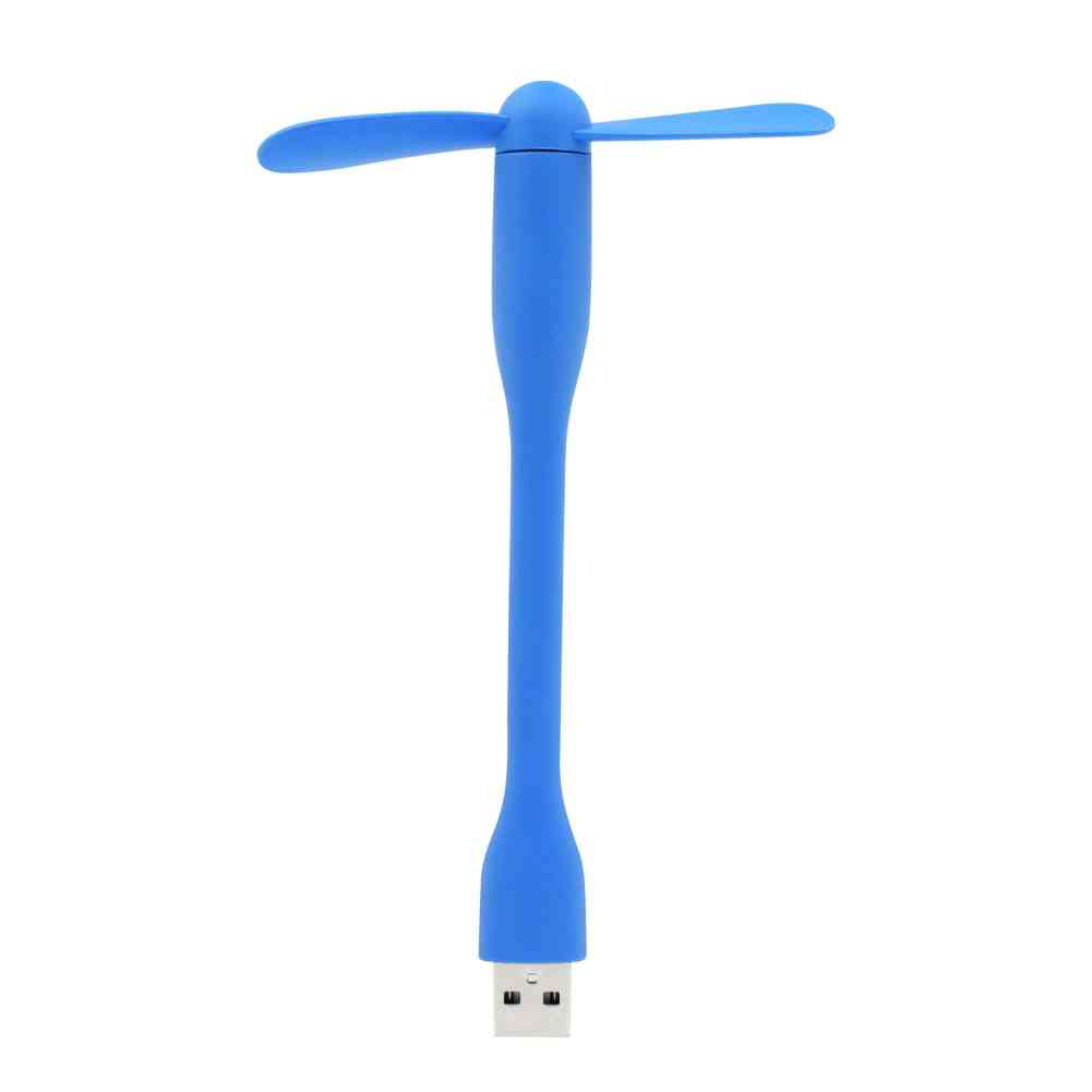 Simpatico mini ventilatore portatile flessibile USB - gadget rimovibili pieghevoli per pc e laptop - nero