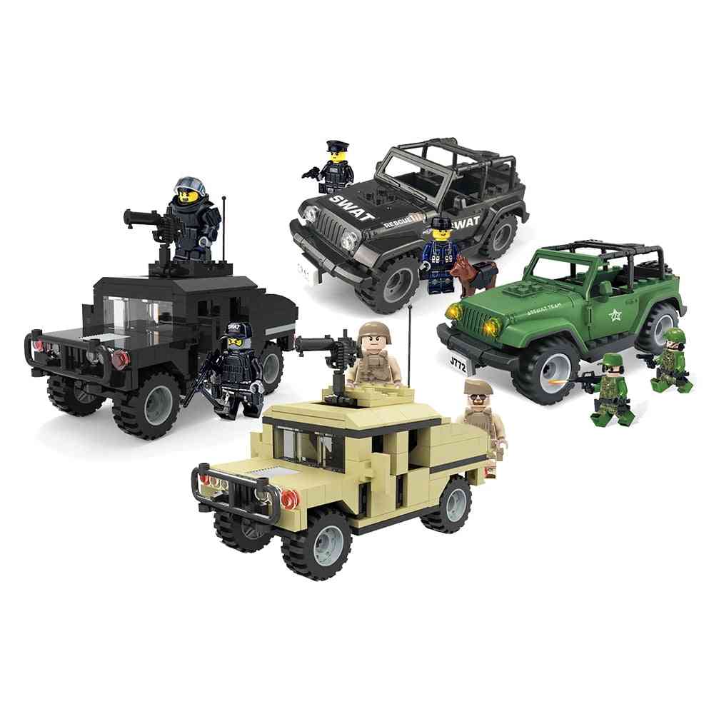 градивен елемент, специализиран полицейски екип - образователни тухлени играчки