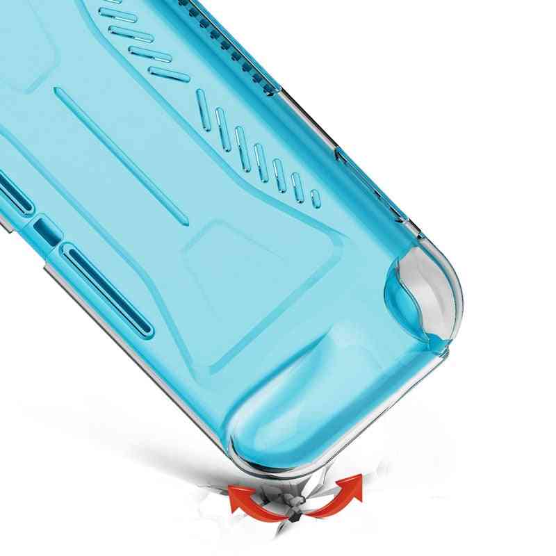 Lite beschermhoes grip cover - antislip transparante schaal voor voor nintend switch console accessoires -