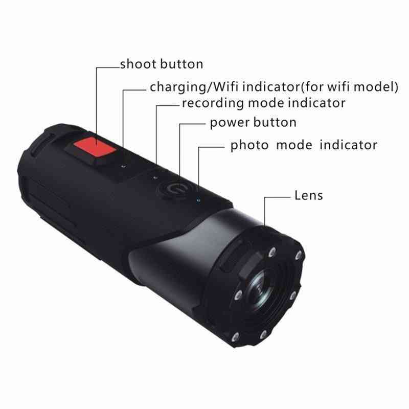 étanche, wifi, full hd, 1080p action cam caméra vidéo de sport -firefly cam sac sphère téléphone grip action accessoires (s20w bundle1) -