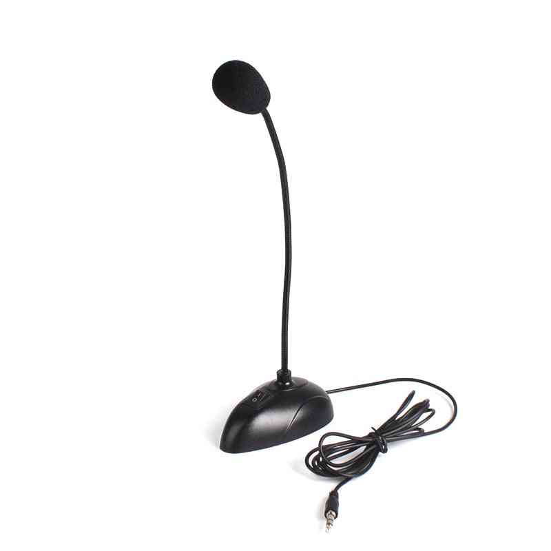 Mini Studio Speech Mic Microphone Stand For Pc, Desktop And Notebook
