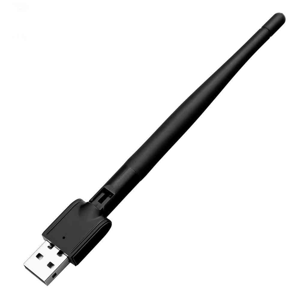 Mini prenosný dizajn USB 2.0, wifi adaptér - bezdrôtová anténa pre televízny prijímač