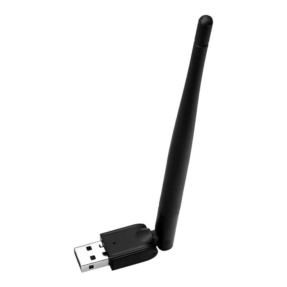Mini prenosný dizajn USB 2.0, wifi adaptér - bezdrôtová anténa pre televízny prijímač