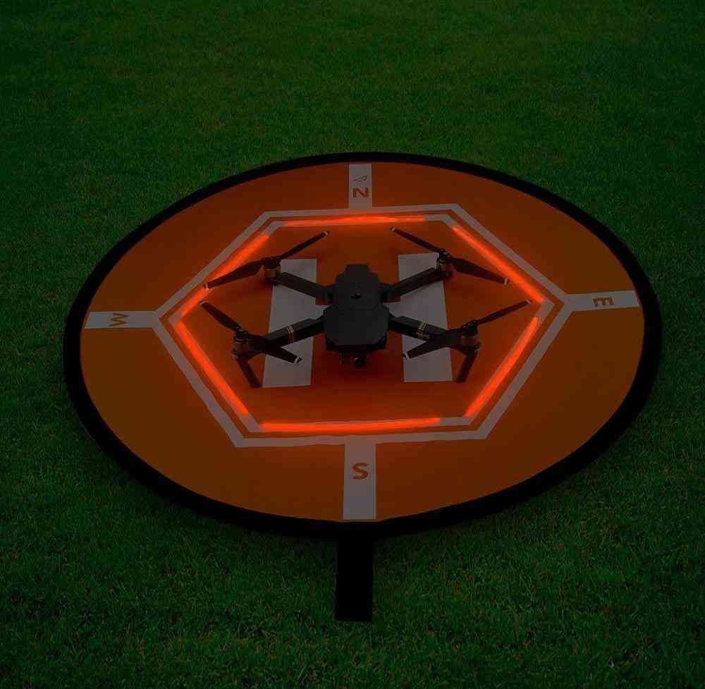 Drone Landing Parking Pad With Reflective Strip Set.
