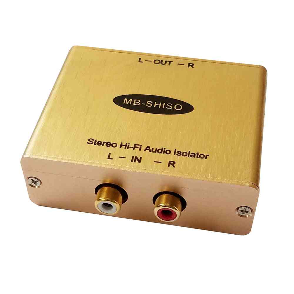 Hi-fi Audio Isolator Rca Amplifier - Audio Noise Filter Ground