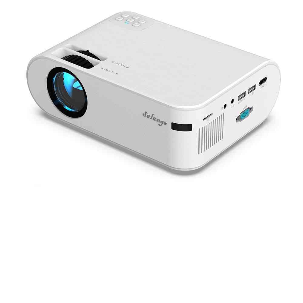 P62 Mini Projector, 720p, 3000 Lumens-led Video Beamer, Support Full Hd 1080p